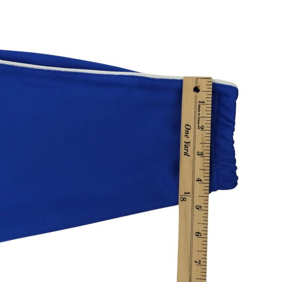 Nike Team Track Wind Pants Mens L Zipper Legs Elastic Drawstring Waist Blue - Picture 6 of 16